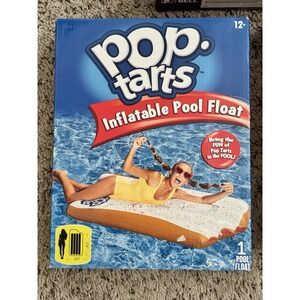 Pop-Tarts Inflatable Pool Float‎ New in Box Summer Raft White Frost